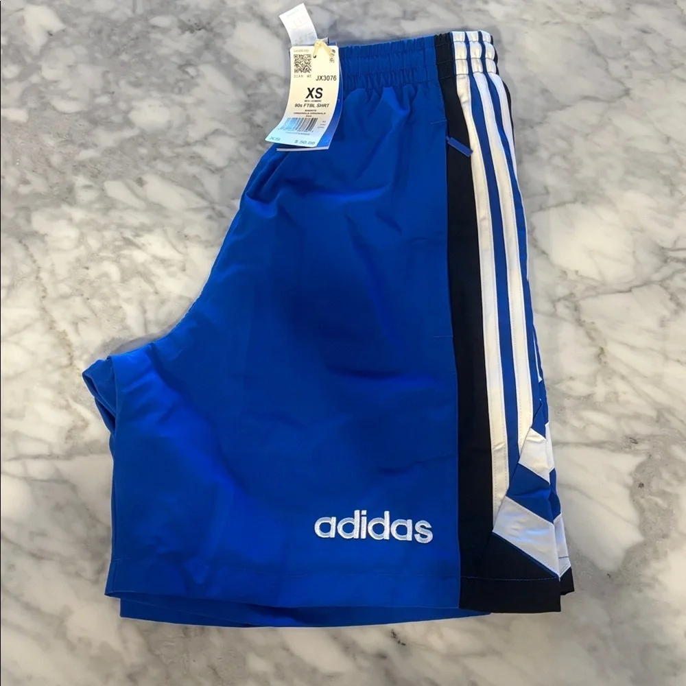 Adidas Black Woven Soccer Shorts